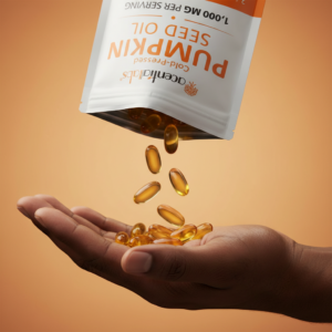 Cold-Pressed Pumpkin Seed Oil – 1,000mg 2